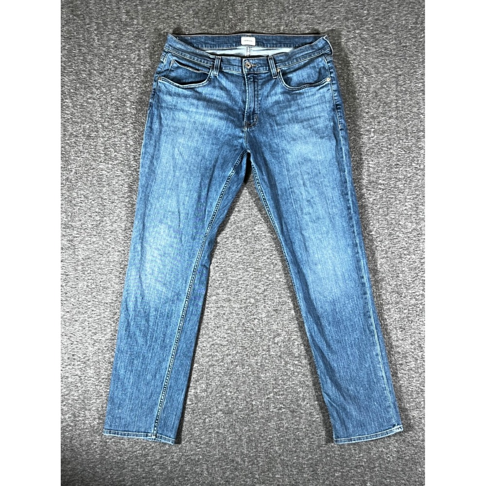 Hudson Byron Straight Leg Mens Jean Size 36x33 Blue Denim Classic Fit